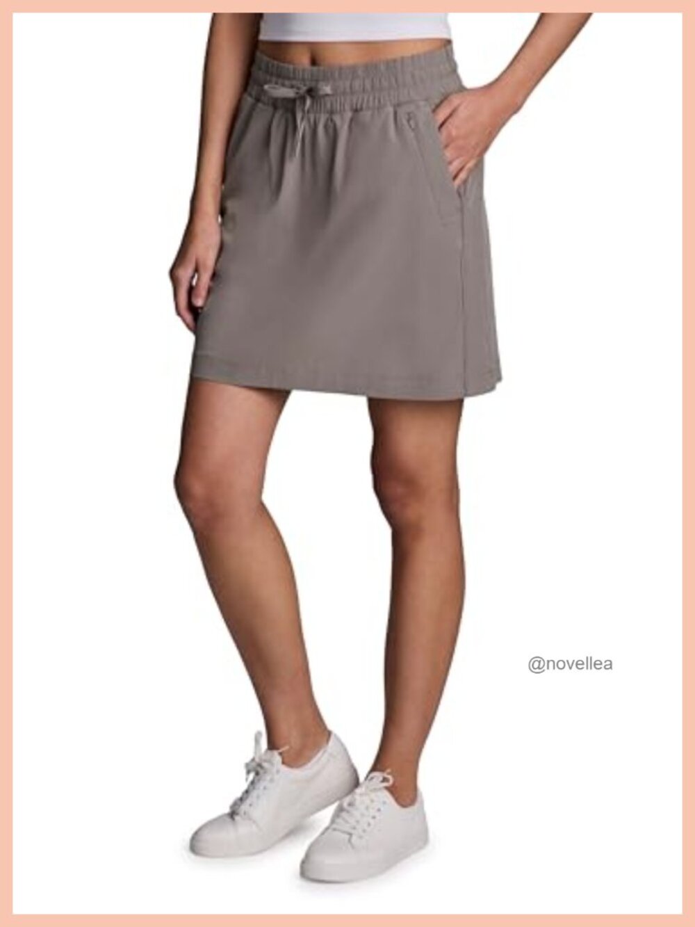 Women's Quick Dry Skort with Pockets, Active Stretch Woven Skirt